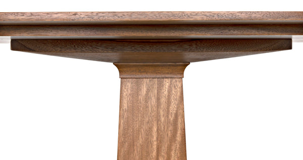 Noir Travis Table - Timeless Solid Walnut Design for Dining Rooms and Entertaining Spaces, Seats 6-8 Dark Walnut GTAB540DW