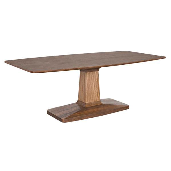 Noir Travis Table - Timeless Solid Walnut Design for Dining Rooms and Entertaining Spaces, Seats 6-8 Dark Walnut GTAB540DW