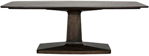 Noir Travis Table - Timeless Solid Walnut Design for Dining Rooms and Entertaining Spaces, Seats 6-8 Ebony Walnut GTAB540EB