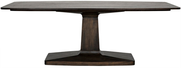 Noir Travis Table - Timeless Solid Walnut Design for Dining Rooms and Entertaining Spaces, Seats 6-8 Ebony Walnut GTAB540EB