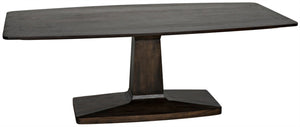 Noir Travis Table - Timeless Solid Walnut Design for Dining Rooms and Entertaining Spaces, Seats 6-8 Ebony Walnut GTAB540EB