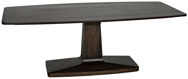 Noir Travis Table - Timeless Solid Walnut Design for Dining Rooms and Entertaining Spaces, Seats 6-8 Ebony Walnut GTAB540EB
