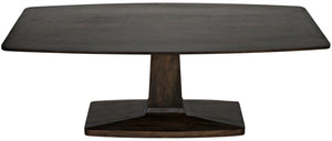 Noir Travis Table - Timeless Solid Walnut Design for Dining Rooms and Entertaining Spaces, Seats 6-8 Ebony Walnut GTAB540EB