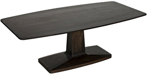 Noir Travis Table - Timeless Solid Walnut Design for Dining Rooms and Entertaining Spaces, Seats 6-8 Ebony Walnut GTAB540EB