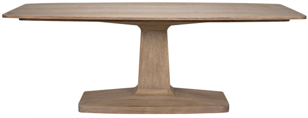 Noir Travis Table - Timeless Solid Walnut Design for Dining Rooms and Entertaining Spaces, Seats 6-8 Washed Walnut GTAB540WAW