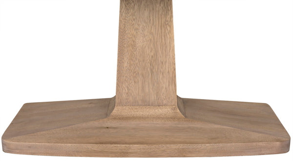 Noir Travis Table - Timeless Solid Walnut Design for Dining Rooms and Entertaining Spaces, Seats 6-8 Washed Walnut GTAB540WAW