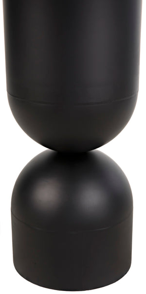 Noir Wanda Dining Table: Handcrafted Matte Black Iron, Sculptural Design for Modern & Industrial Spaces GTAB553MTB