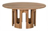 Kirill Table White Oak GTAB595WO Clear Flat Noir