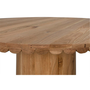Noir Lane Dining Table – Elegant White Oak Design for Modern Dining Rooms & Entertaining Spaces, 60” Square GTAB596WO