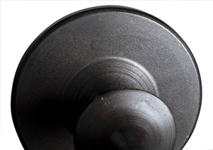 Noir Terni Side Table - Elegant Matte Black Cast Iron Accent Table for Modern & Classic Spaces GTAB634MT