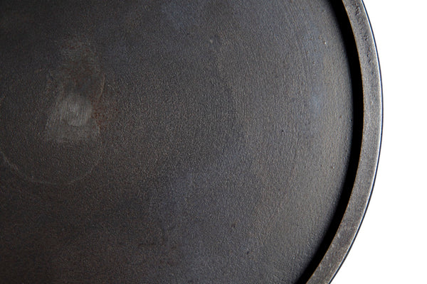 Noir Terni Side Table - Elegant Matte Black Cast Iron Accent Table for Modern & Classic Spaces GTAB634MT