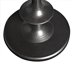 Noir Terni Side Table - Elegant Matte Black Cast Iron Accent Table for Modern & Classic Spaces GTAB634MT