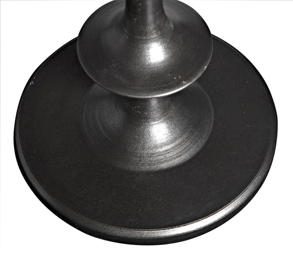 Noir Terni Side Table - Elegant Matte Black Cast Iron Accent Table for Modern & Classic Spaces GTAB634MT