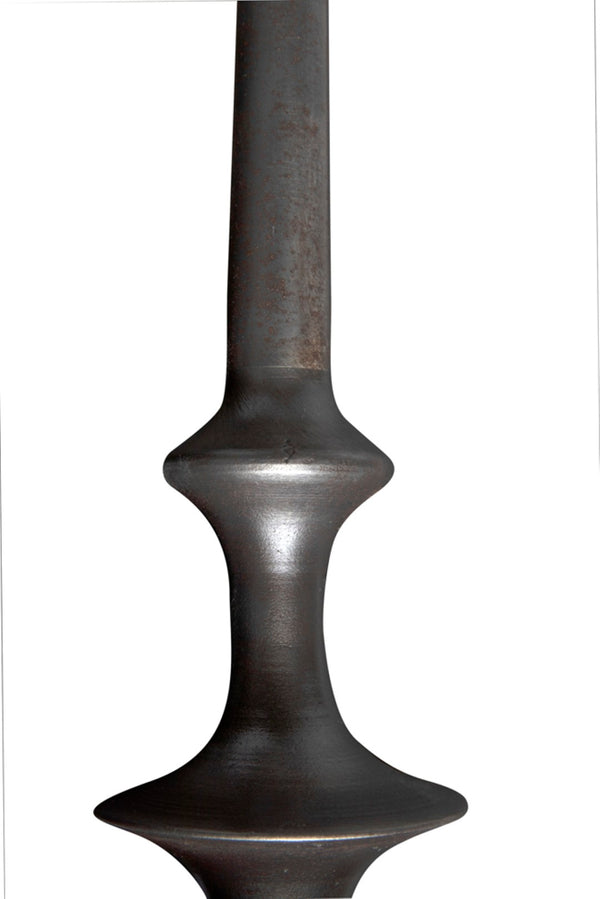 Noir Terni Side Table - Elegant Matte Black Cast Iron Accent Table for Modern & Classic Spaces GTAB634MT