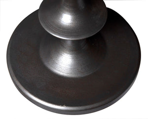 Noir Terni Side Table - Elegant Matte Black Cast Iron Accent Table for Modern & Classic Spaces GTAB634MT