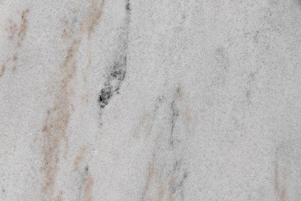 Noir Edith Adjustable Side Table with Bianco Crown Marble Top for Modern and Mid-Century Spaces Matte Black | Large GTAB679MTB-L