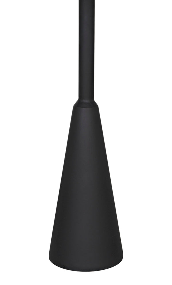 Noir Hiro Side Table - Handcrafted Industrial Accent for Modern Interiors, Lightweight and Durable Design Matte Black GTAB690MTB