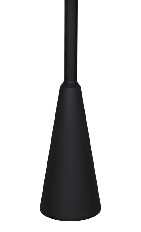 Noir Hiro Side Table - Handcrafted Industrial Accent for Modern Interiors, Lightweight and Durable Design Matte Black GTAB690MTB