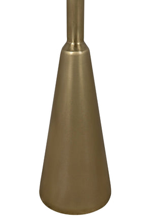 Noir Hiro Side Table - Handcrafted Industrial Accent for Modern Interiors, Lightweight and Durable Design Antique Brass GTAB696MB