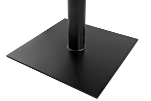 Noir Mies Black Iron Side Table - Artisan-Crafted, Stylishly Minimalist Design for Modern Interiors GTAB774MTB