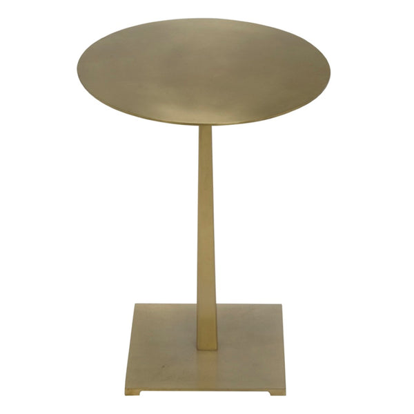Noir Stiletto Side Table - Sleek Iron Design with Elegant Finish for Modern and Vintage-Inspired Spaces Antique Brass GTAB812MB