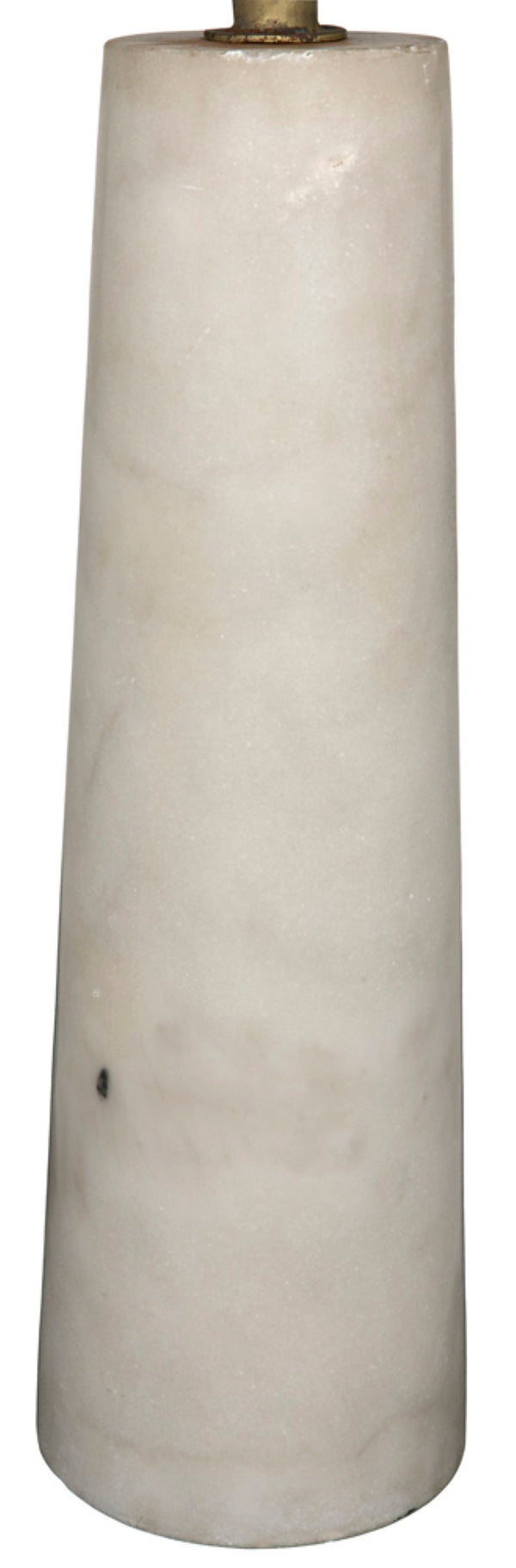 Noir Hotaru Side Table - Contemporary Marble Accent with Antique Brass Top for Modern Living Spaces GTAB842MB