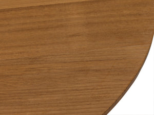 Noir Ford Small Side Table - Elegant Gold Teak Top with Sturdy Matte Black Iron Base for Modern Spaces GTAB857SGT