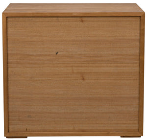 Noir SL05 Elegant Gold Teak Side Table - Versatile Accent for Modern & Classic Interiors, 30" W x 18" D GTAB858GT