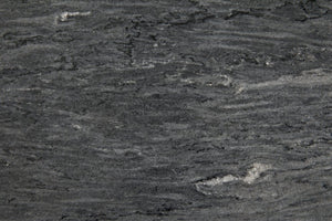 Noir Ford Side Table - Elegant Night Snow Marble Top with Durable Matte Black Iron Base, 25.5" Tall GTAB878MTB-L