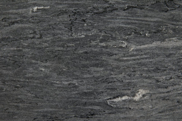 Noir Ford Side Table - Elegant Night Snow Marble Top with Durable Matte Black Iron Base, 25.5" Tall GTAB878MTB-L