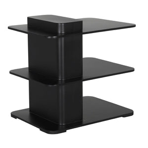 Noir Concoction Side Table - Modern Matte Black Iron Accent for Living Room, Bedroom, or Office Decor GTAB9002MTB