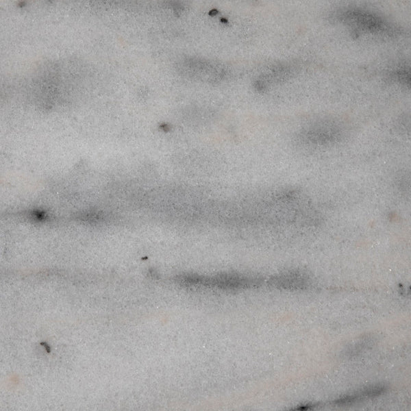 Noir Santosha Side Table - Bianco Crown Marble Top with Aged Brass Frame for Modern & Timeless Elegance GTAB9013AB-W