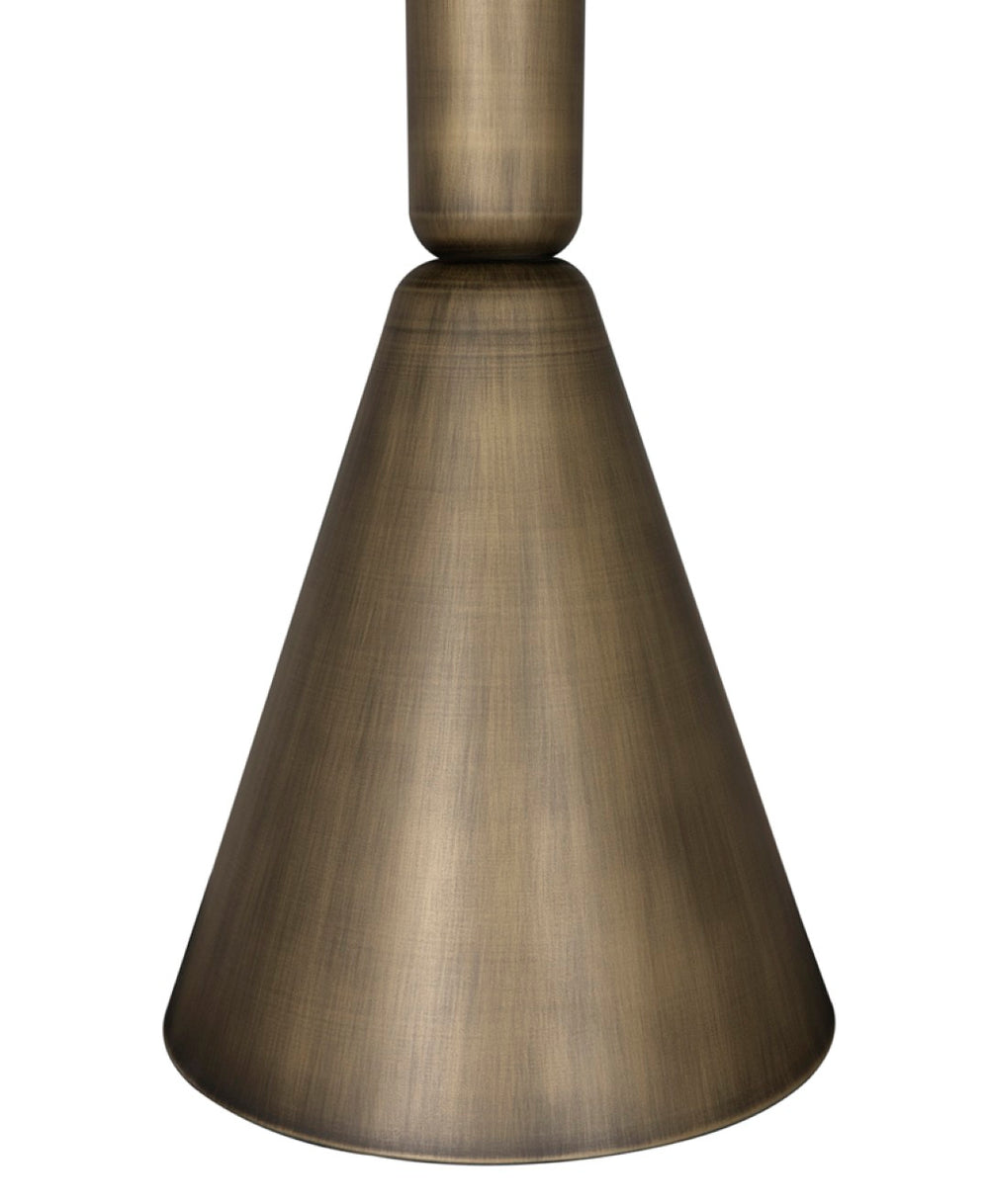 Noir Nagoya Side Table - Luxurious Black Marble & Aged Brass Steel Accent for Modern & Eclectic Decor GTAB9018AB