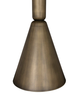 Noir Nagoya Side Table - Luxurious Black Marble & Aged Brass Steel Accent for Modern & Eclectic Decor GTAB9018AB