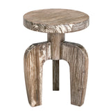 New Shizue Small Side Table Distressed Mindi GTAB919DM-A Distressed Mindi Noir