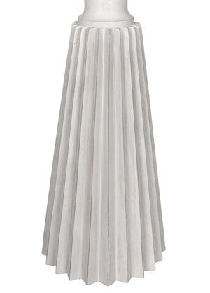 Noir Orson Side Table - Artisan-Crafted Mahogany Accent with Gold Trim for Modern Elegance and Style White Wash GTAB939WH