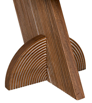 Noir Saturn Side Table - Artisan-Crafted Dark Walnut Accent for Modern Spaces, Stylish & Functional Design GTAB976DW