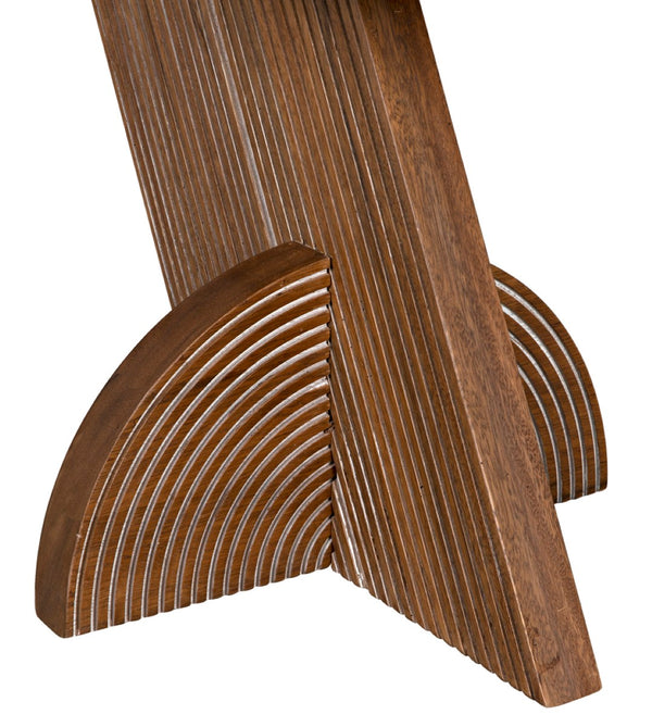 Noir Saturn Side Table - Artisan-Crafted Dark Walnut Accent for Modern Spaces, Stylish & Functional Design GTAB976DW