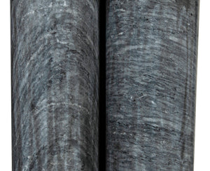 Noir Nox Side Table - Artisan-Crafted Elegance for Modern Living Spaces with Luminous Marble Finish Black Marble GTAB977B