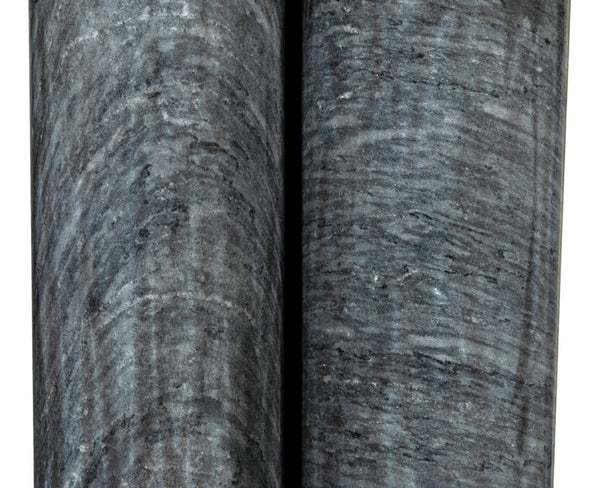 Noir Nox Side Table - Artisan-Crafted Elegance for Modern Living Spaces with Luminous Marble Finish Black Marble GTAB977B