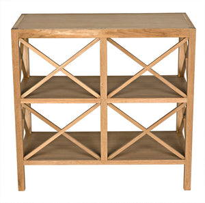 Noir Nikolai Side Table - Scandinavian Design in Solid White Oak, Perfect for Living Room & Bedroom Use GTAB991WO
