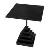 Nova Square Side Table GTAB997MTB Matte Black Noir