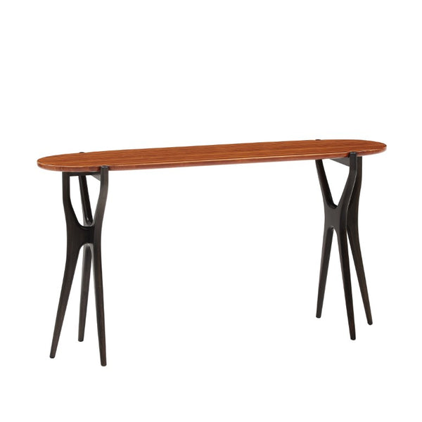 Greenington Tofino Solid Bamboo Console Table Sculptural Vine Base Entryway Modern Accent GTF003AM