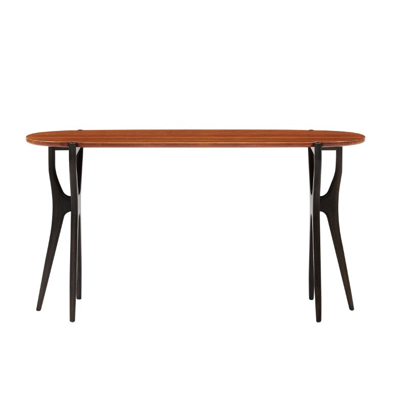 Greenington Tofino Solid Bamboo Console Table Sculptural Vine Base Entryway Modern Accent GTF003AM
