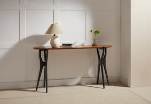 Greenington Tofino Solid Bamboo Console Table Sculptural Vine Base Entryway Modern Accent GTF003AM