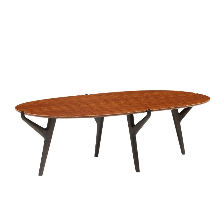 Greenington Tofino Solid Moso Bamboo Coffee Table Sculptural Organic Base for Modern Living Rooms GTF004AM