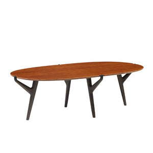 Greenington Tofino Solid Moso Bamboo Coffee Table Sculptural Organic Base for Modern Living Rooms GTF004AM