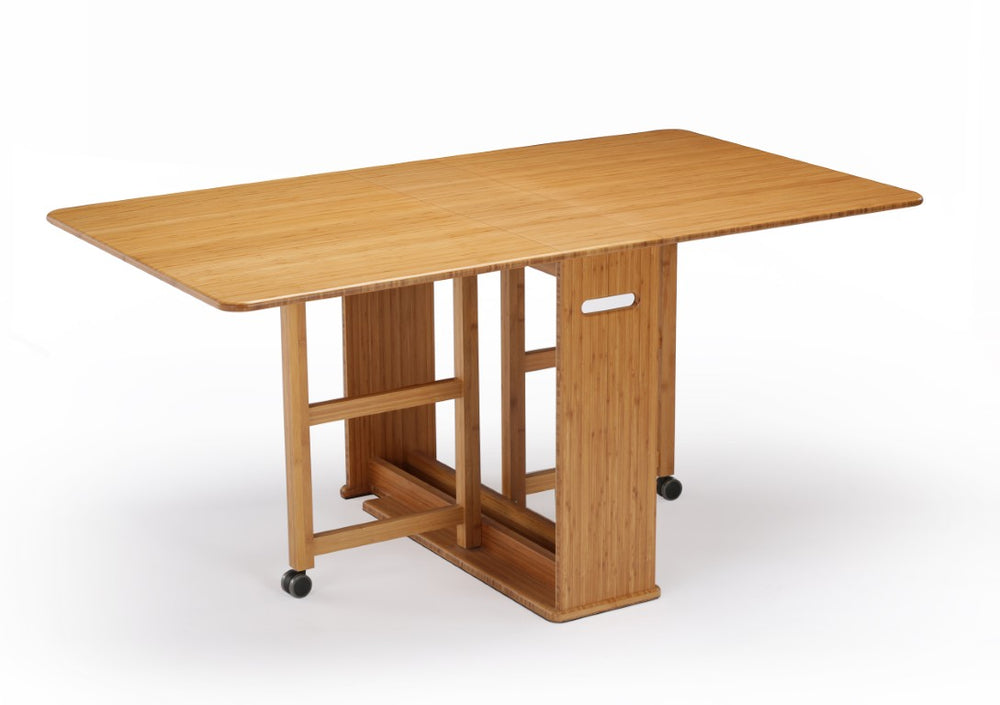 Greenington Linden Gateleg Bamboo Dining Table Space Saving Convertible Console for Small Rooms GTL001CA