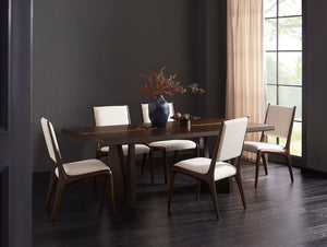 Greenington Torrey Solid Bamboo Dining Table with Geometric Pedestal Base and Tiger Grain Accent GTO002BL