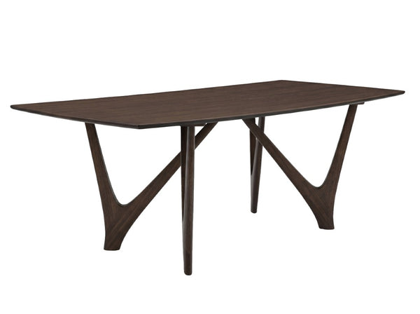 Greenington Vetra Solid Bamboo Dining Table Sculptural V-base Seats Eight Eco Friendly Wood GV0001BL